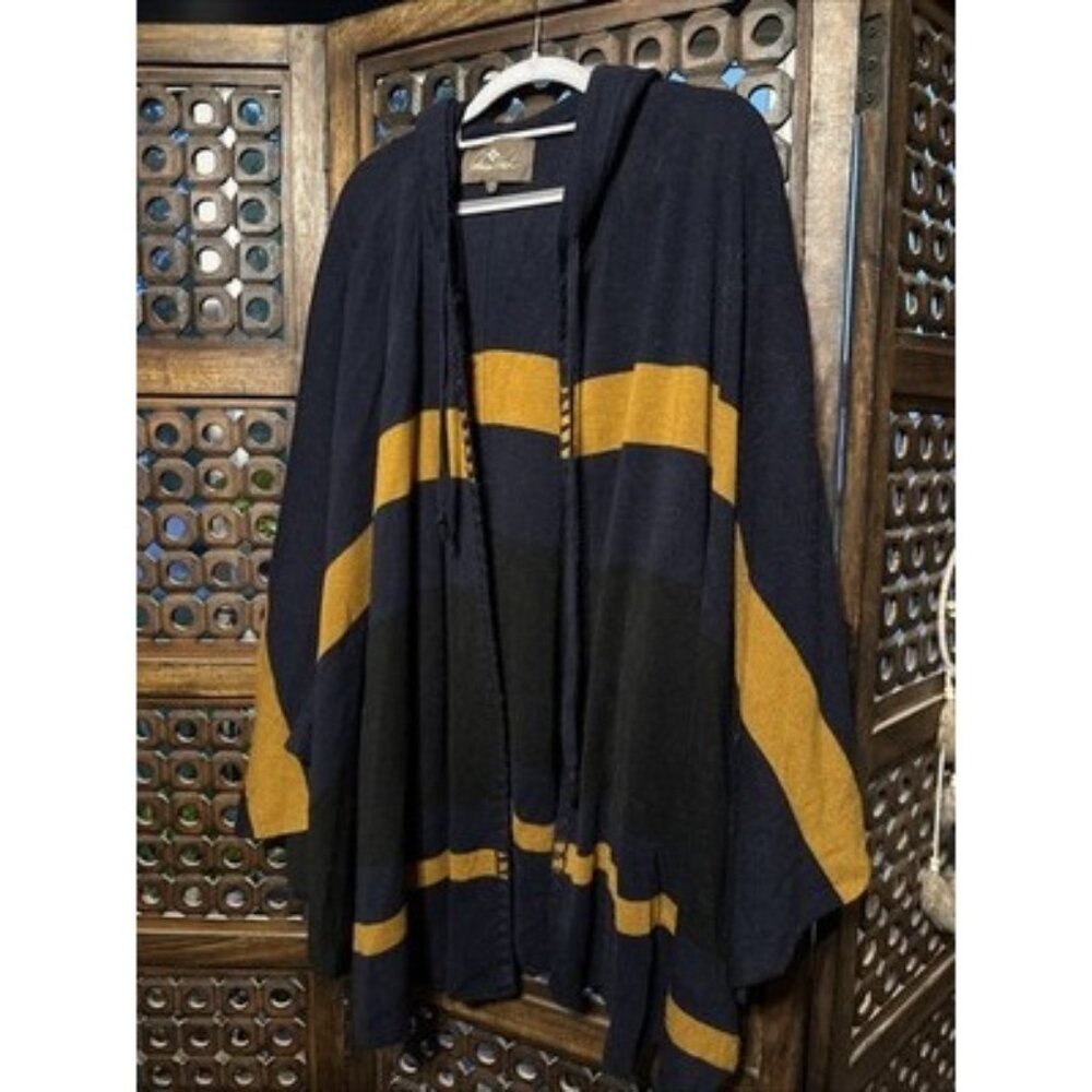 Patricia Nash Hooded Cardigan Cape OS